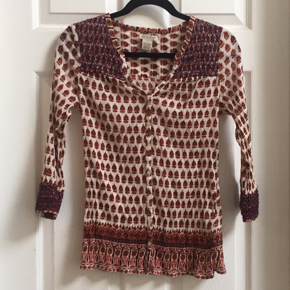 Lucky Brand Boho button down